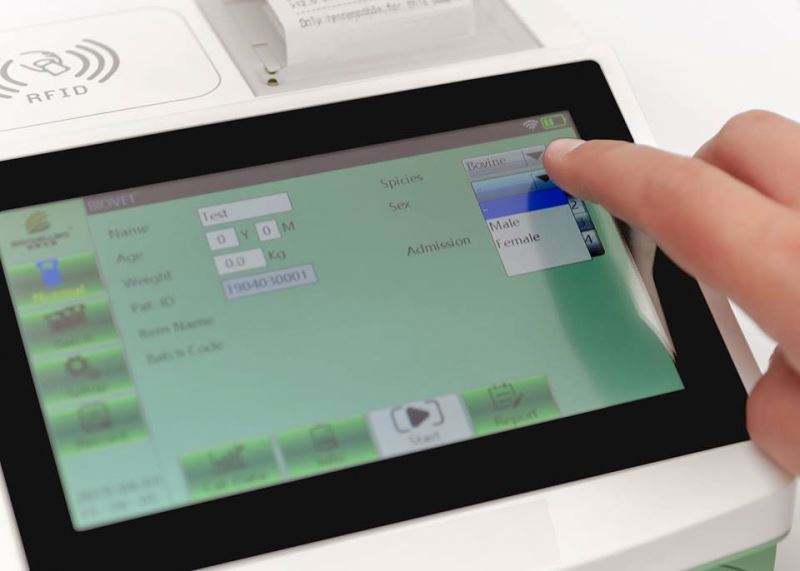 Veterinary Potable POCT Fluorescence Dry Immunofluorescence Hormones Analyzer for Sale Equipment